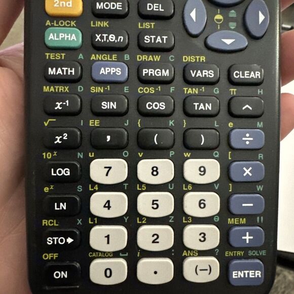 Texas Instruments TI-83 Plus Graphing Calculator - Black (83PL/TBL/1L1/A) - Picture 3 of 5